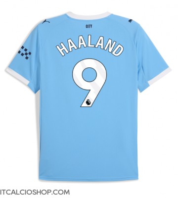 Manchester City Erling Haaland #9 Prima Maglia 2025-26 Manica Corta